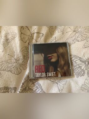 Taylor Swift Red Album CD with Black and Red Cover